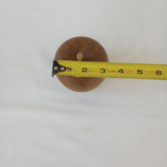 Solid Wooden Apple Trinket Box- - Picture 8 of 8